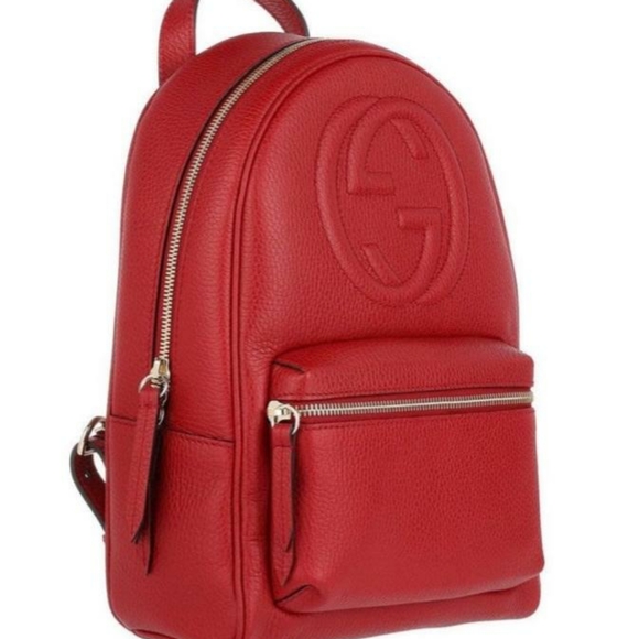 Gucci Soho Backpack Red - Picture 1 of 7